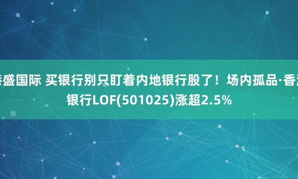 港盛国际 买银行别只盯着内地银行股了！场内孤品·香港银行LOF(501025)涨超2.5%